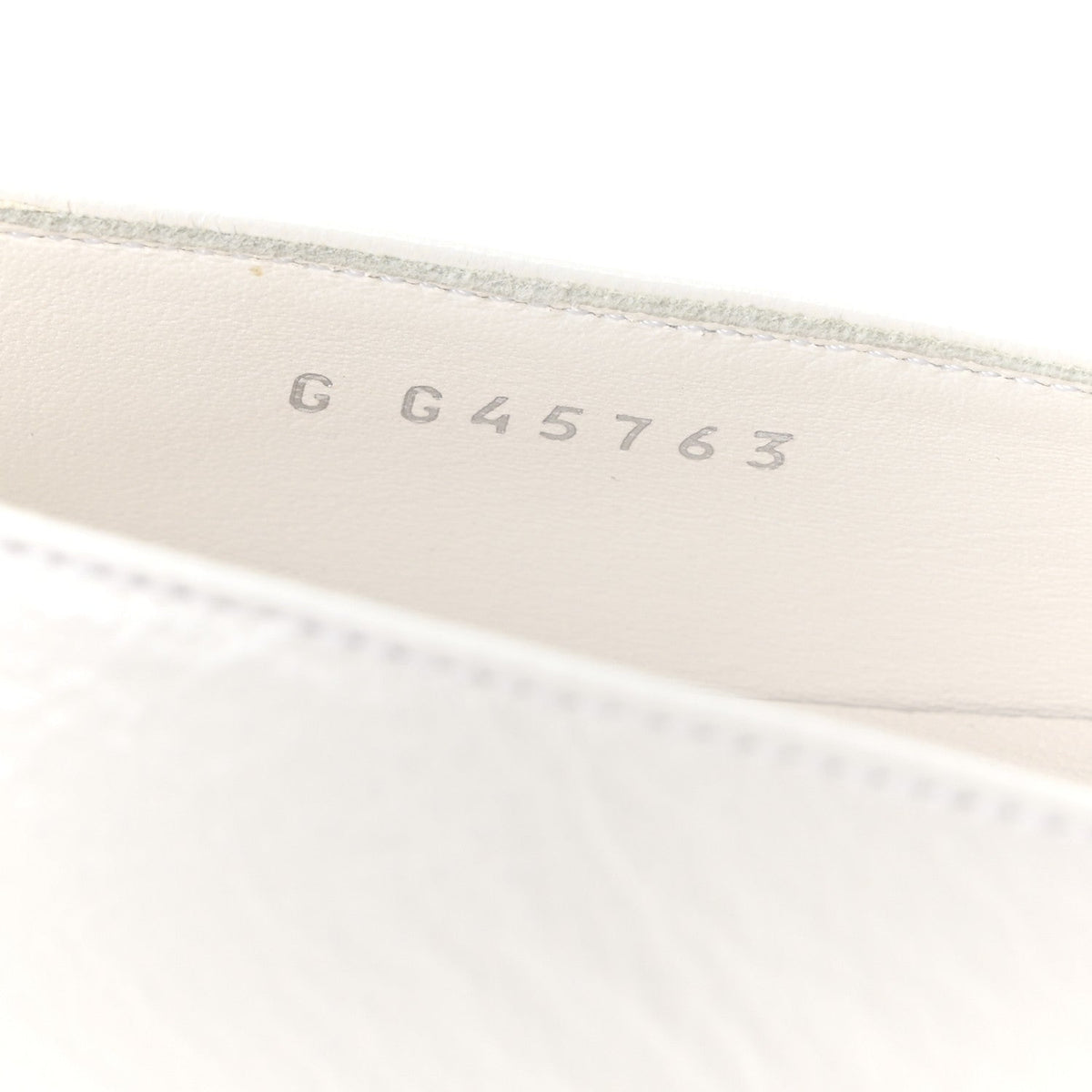 Chanel Lambskin Grosgrain Women's Pearl Mary Janes Flats 37.5 White Black
