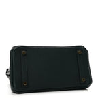 Hermes Togo Matte Alligator Birkin Touch 25 Vert Cypress