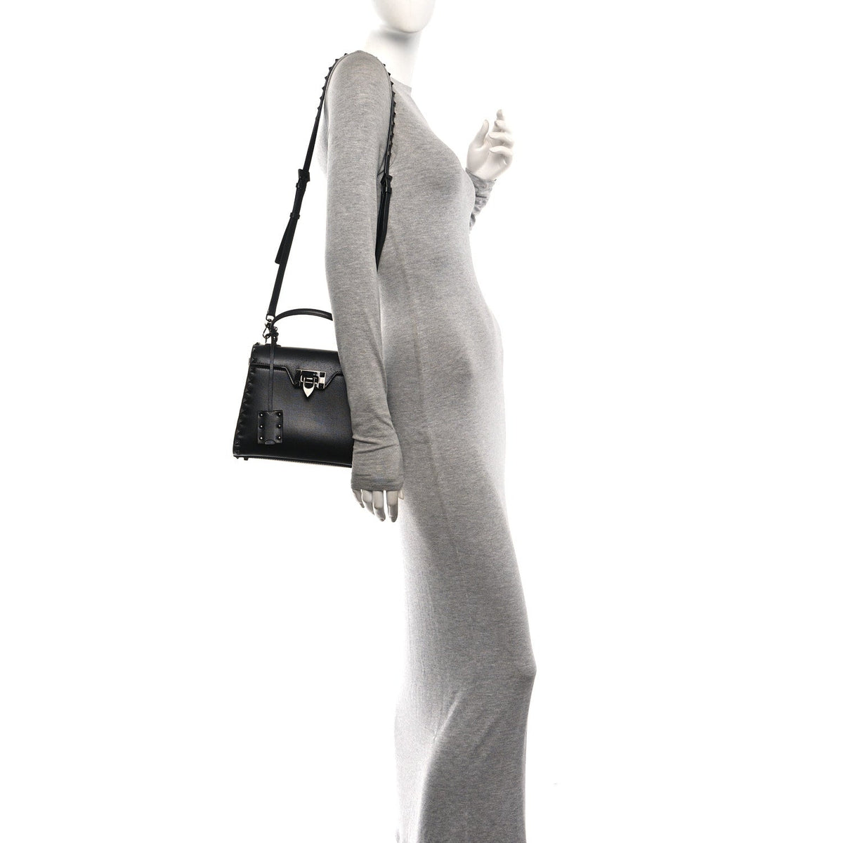 Small Calfskin Flap Shoulder Bag