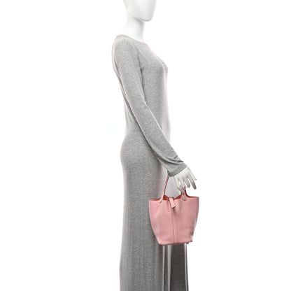 Taurillon Clemence Picotin Lock 18 Pm Ro Handbag