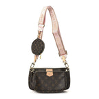 Louis Vuitton Monogram Multi Pochette Accessories Bag Rose Clair