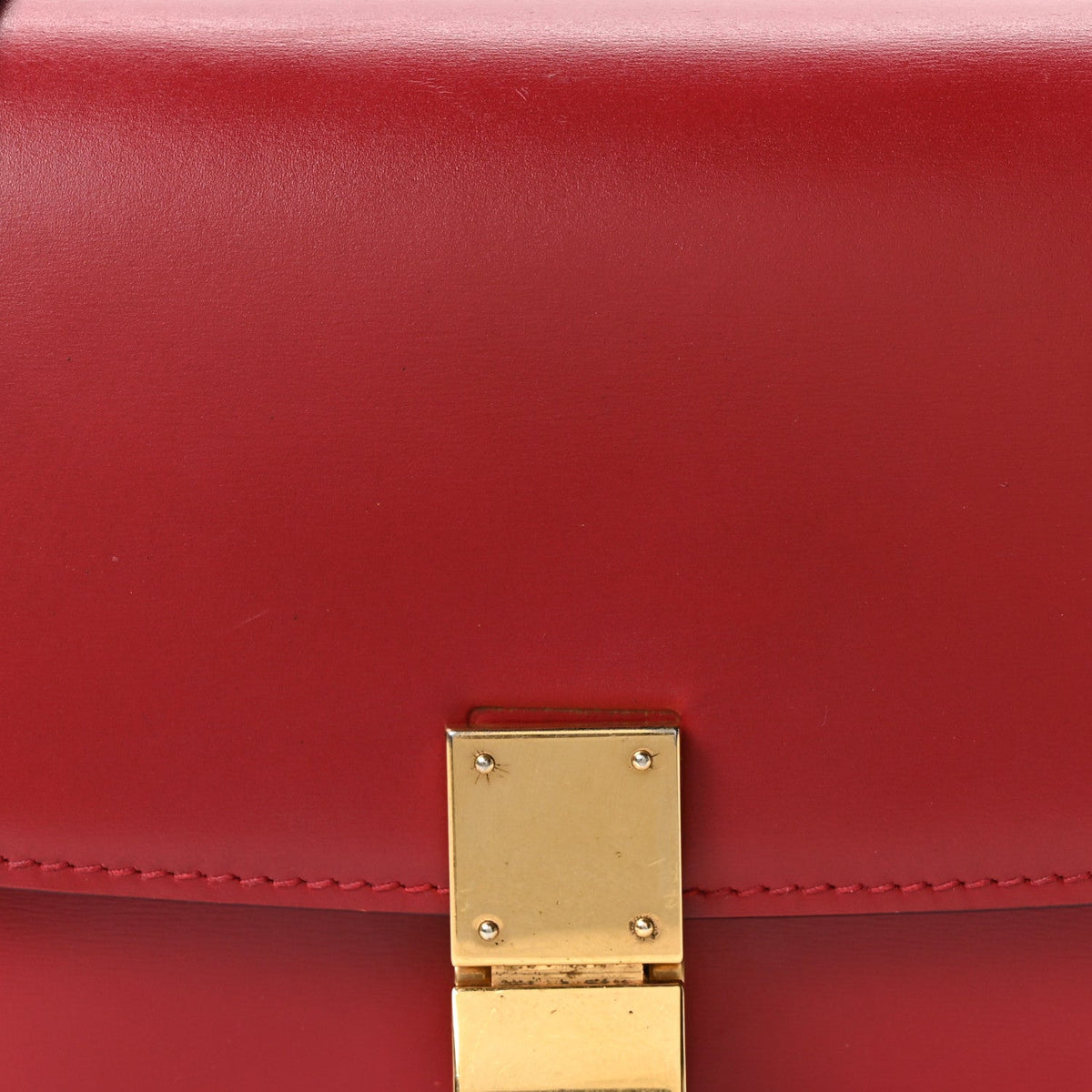 Small Calfskin Flap Shoulder Bag