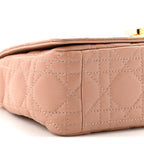 Christian Dior Calfskin Cannage Small Caro Bag Rose De Vents