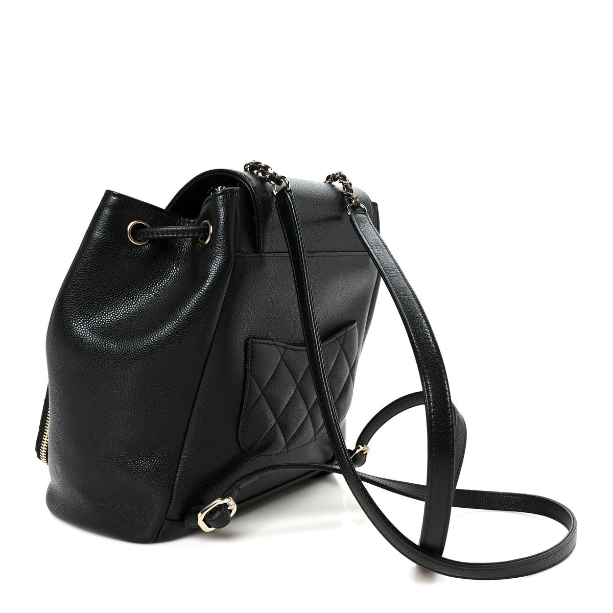 Quilted Caviar Backpack