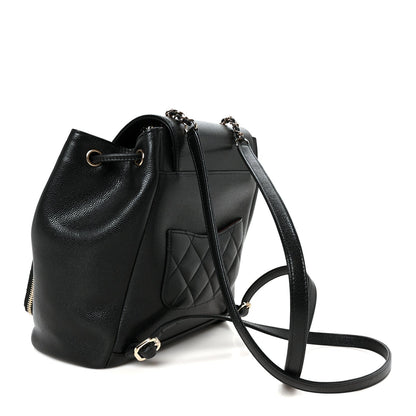 Quilted Caviar Backpack