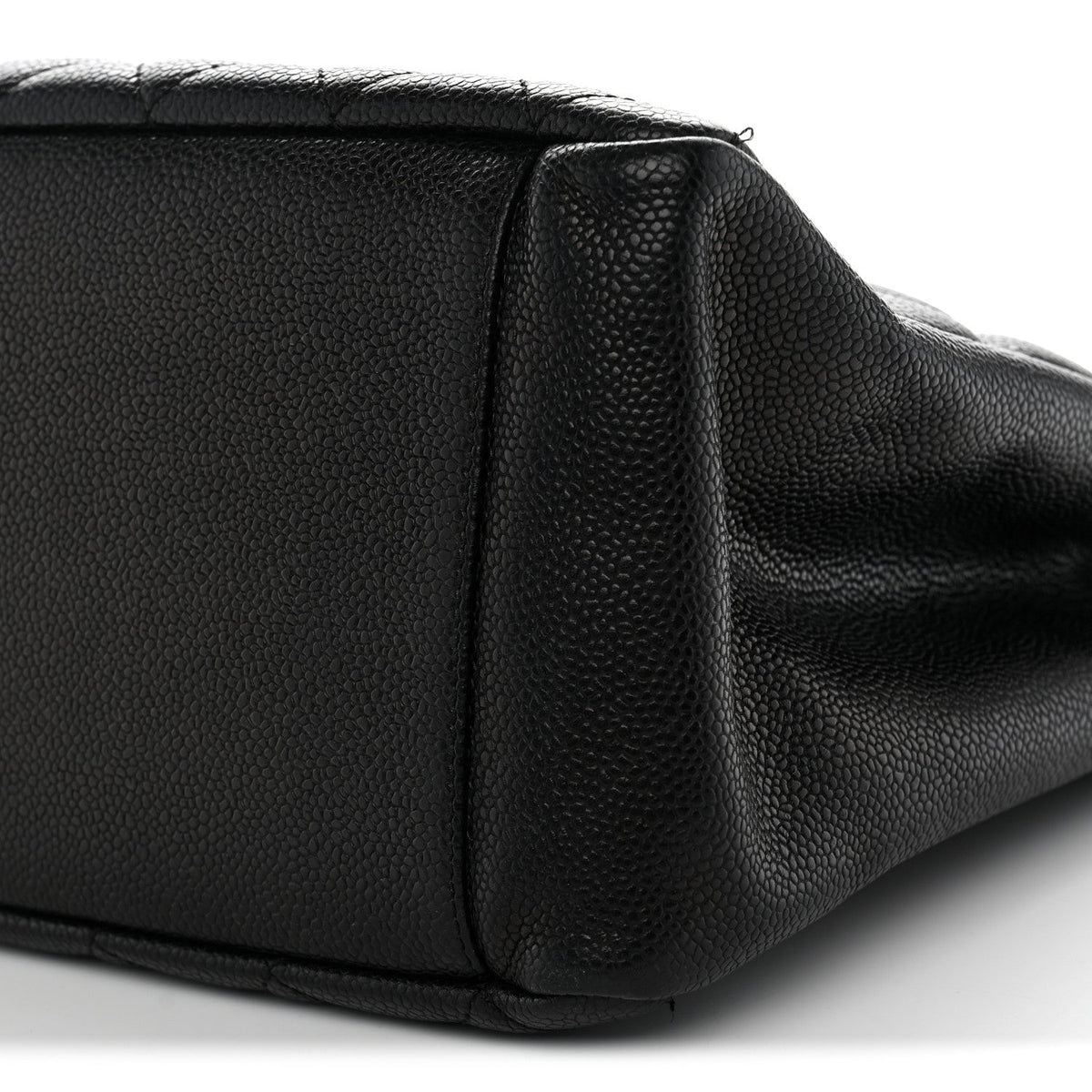 Quilted Caviar Tote Bag