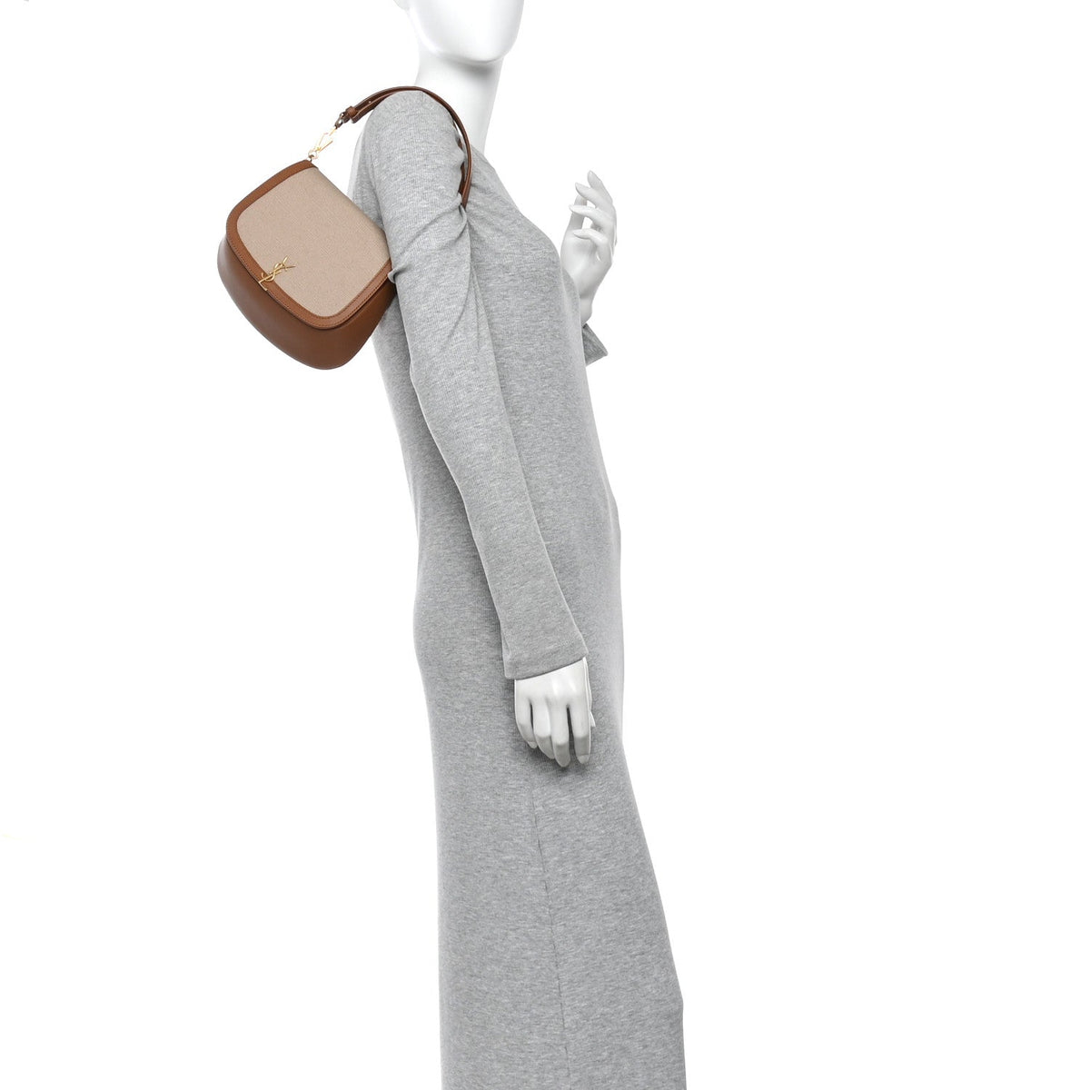 Mini Calfskin Canvas Handbag