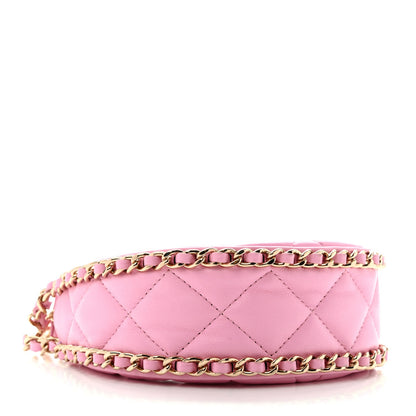 Mini Quilted Lambskin Hobo Bag