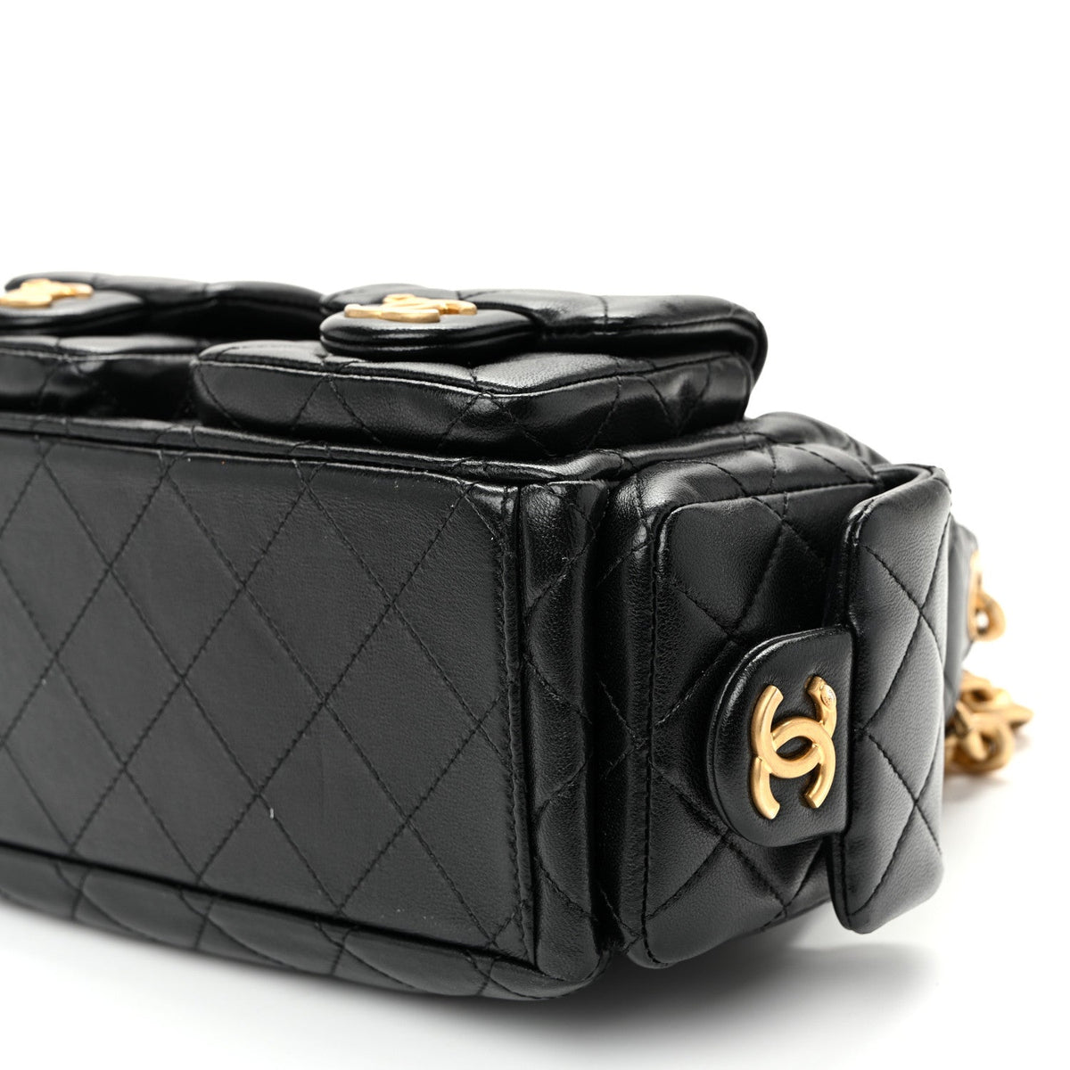 Quilted Lambskin Hobo Bag