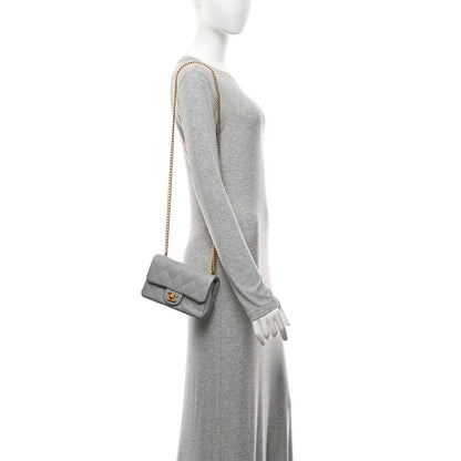 Mini Quilted Caviar Flap Shoulder Bag