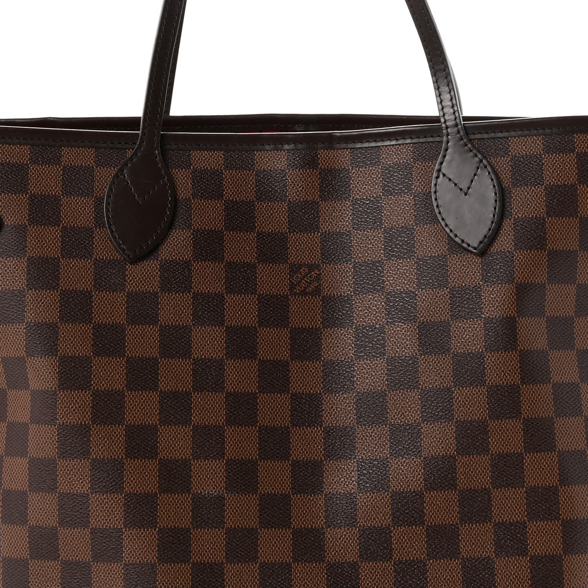 Louis Vuitton Damier Ebene Neo Neverfull MM Tote Bag Brown