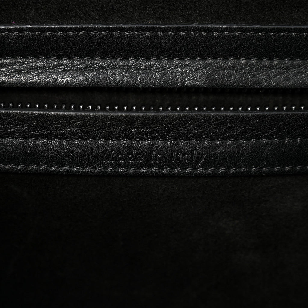 Celine Supple Calfskin Medium Phantom Luggage Black