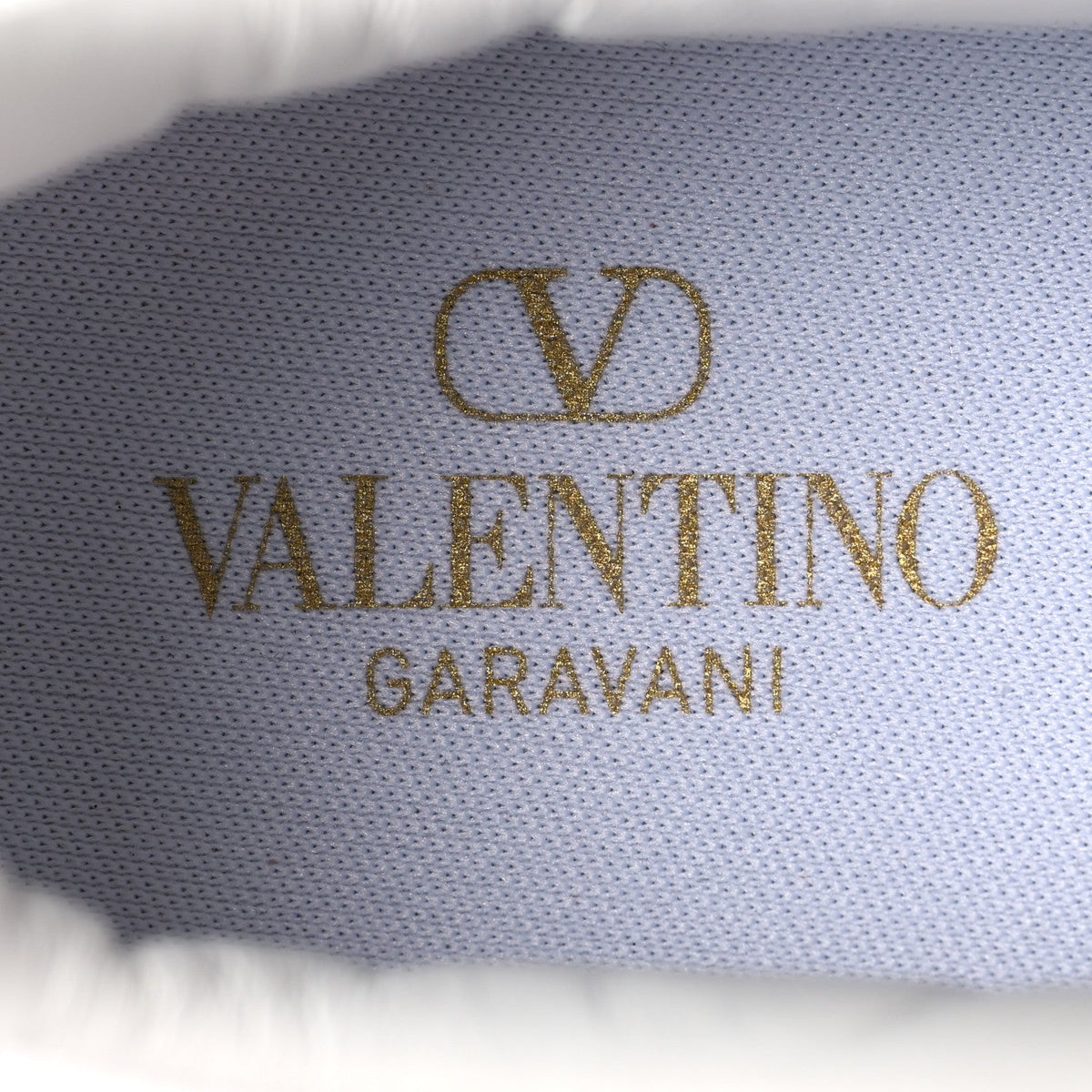 Valentino Garavani Calfskin Men's Backnet Sneakers 43.5 White