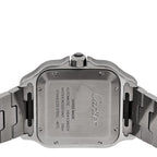 Cartier Stainless Steel 39.8mm Santos De Cartier Watch Black