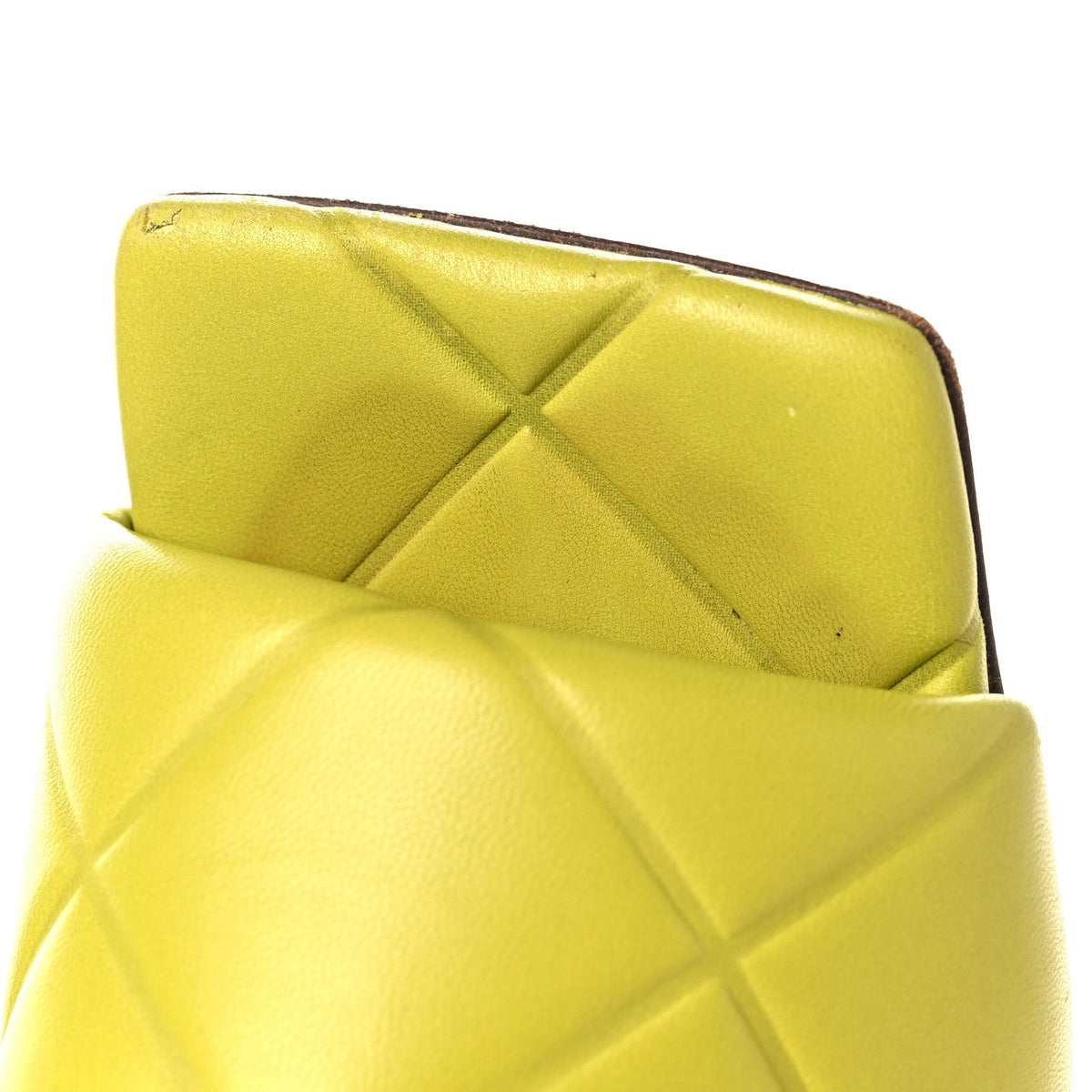 Bottega Veneta Nappa Women's Rubber Lido Mule Sandals 38 Kiwi
