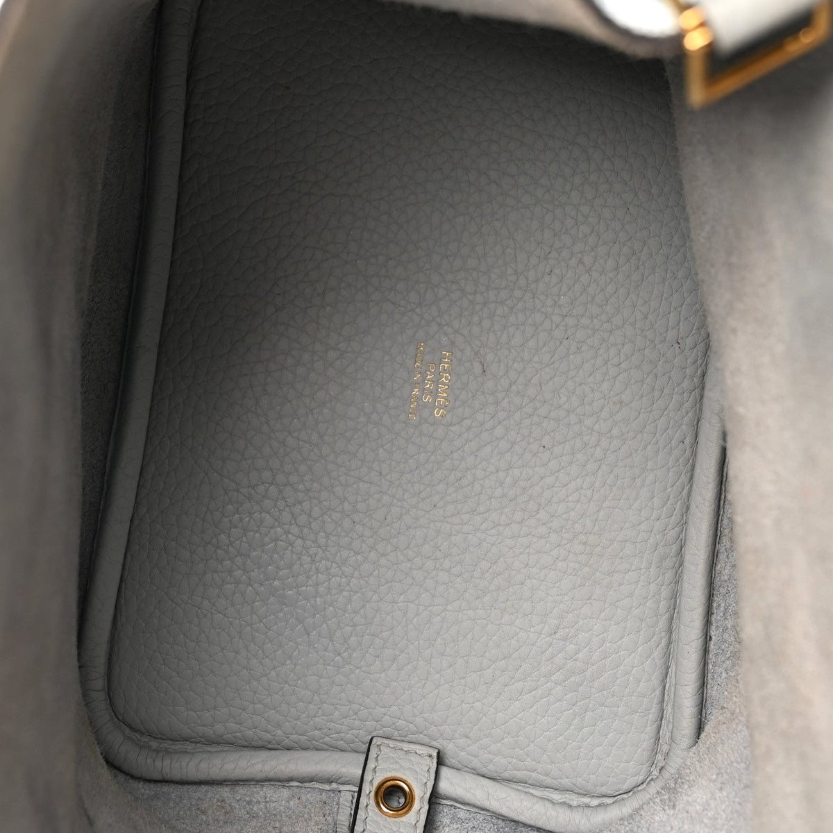 Taurillon Clemence Picotin Lock 18 Pm Bl Handbag