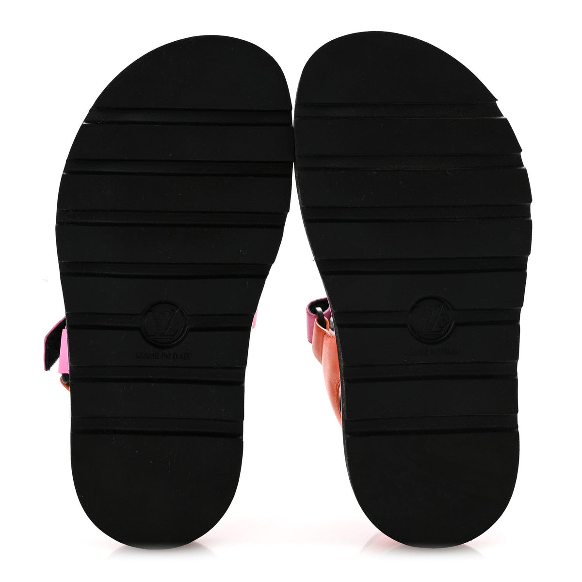 Louis Vuitton Calfskin Women's Pool Pillow Comfort Flat Sandals 38 Rose Pop Pink