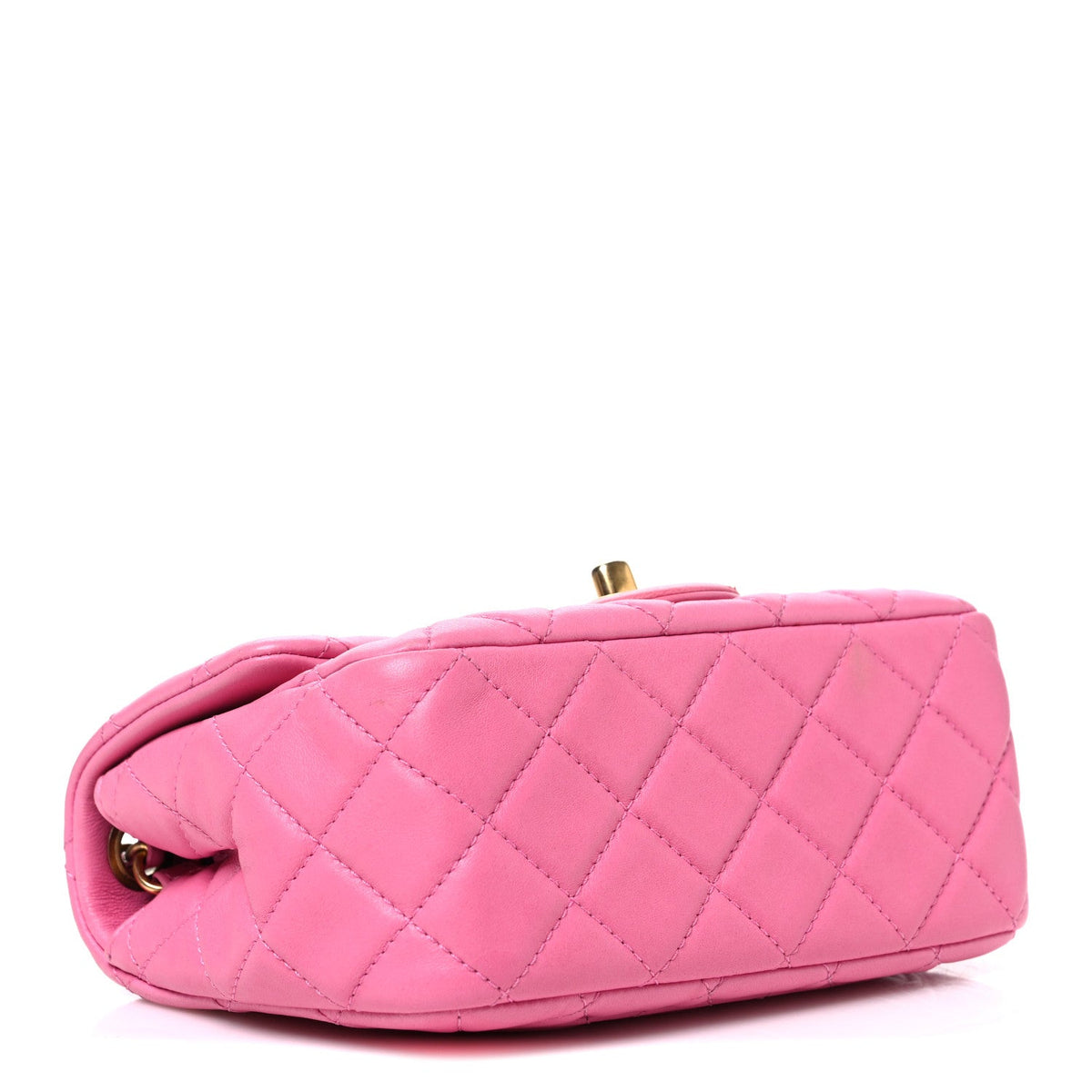 Mini Quilted Lambskin Flap Shoulder Bag