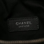 Chanel Calfskin Quilted Waist Belt Bag Black