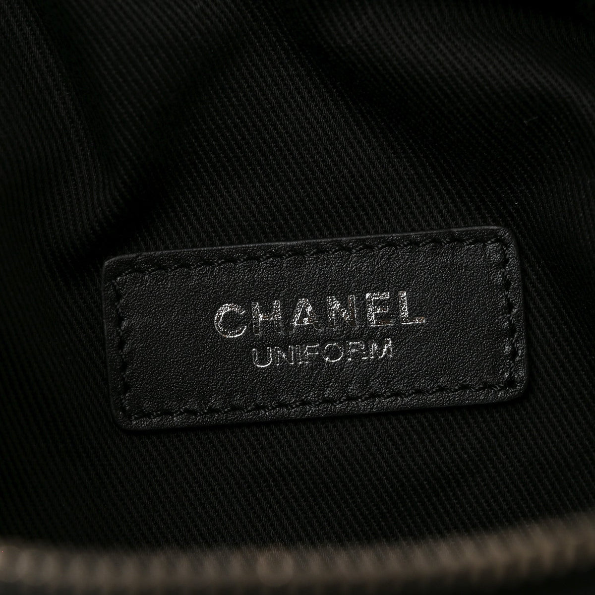 Chanel Calfskin Quilted Waist Belt Bag Black