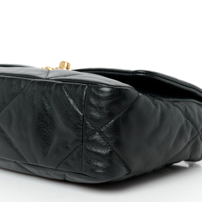 Medium Quilted Goatskin Flap Shoulder Bag