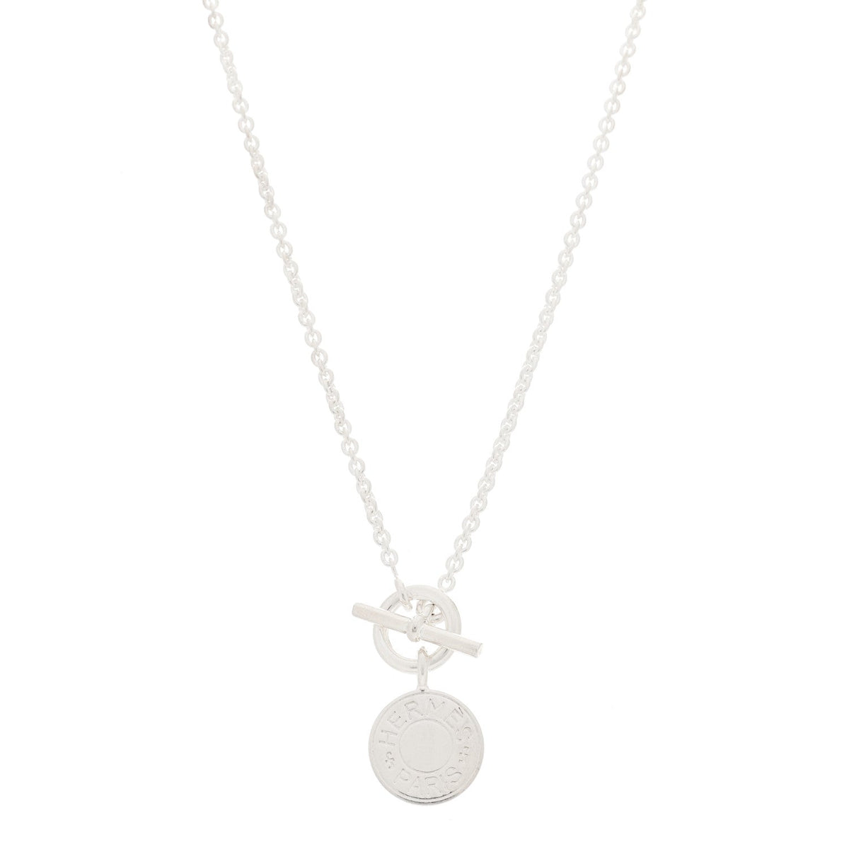 Sterling Silver Amulettes Ex-Libris Pendant Necklace