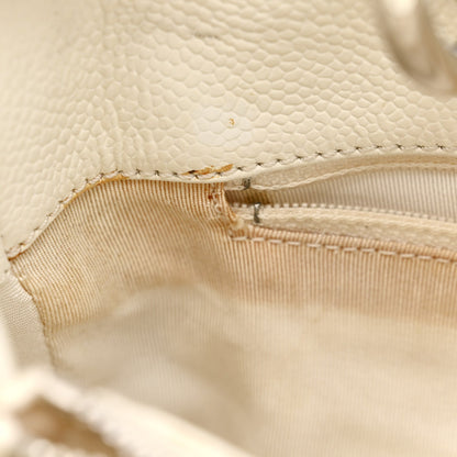 Quilted Caviar Tote Bag