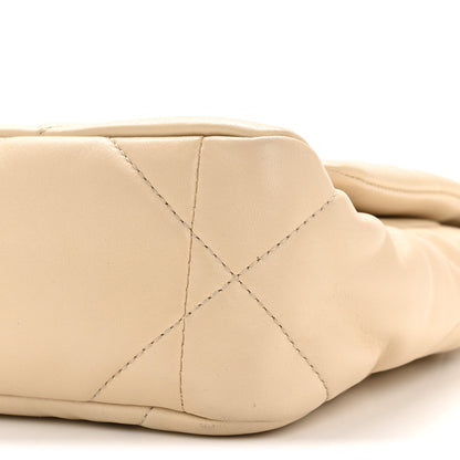 Medium Quilted Lambskin Flap Shoulder Bag