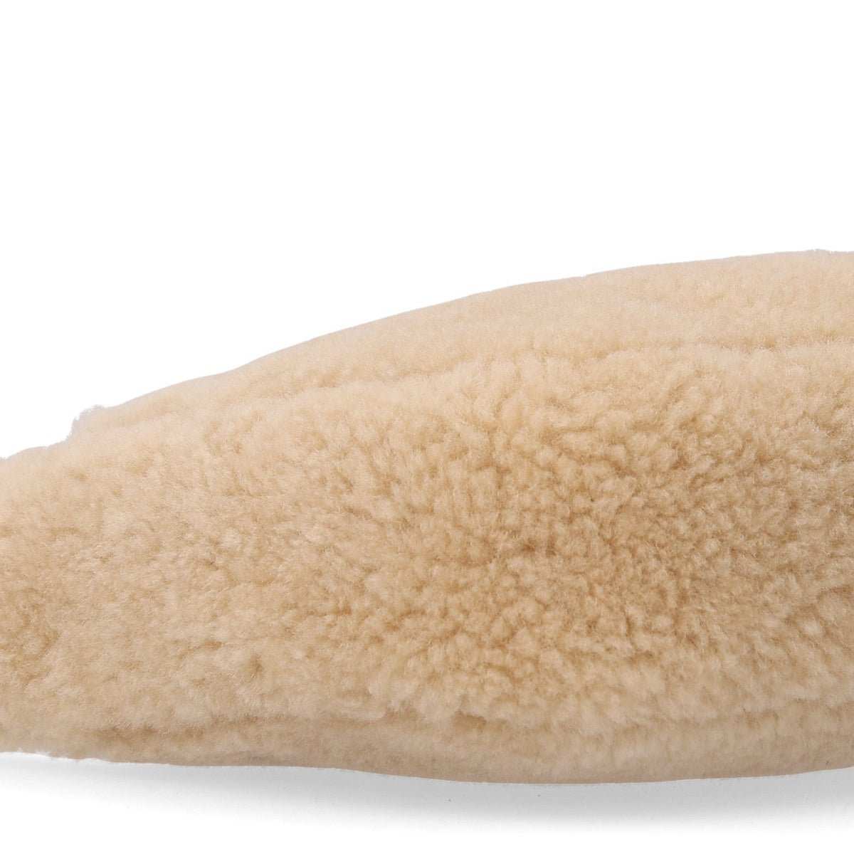 Saint Laurent Shearling Le 5 A 7 Mini Hobo Natural Beige