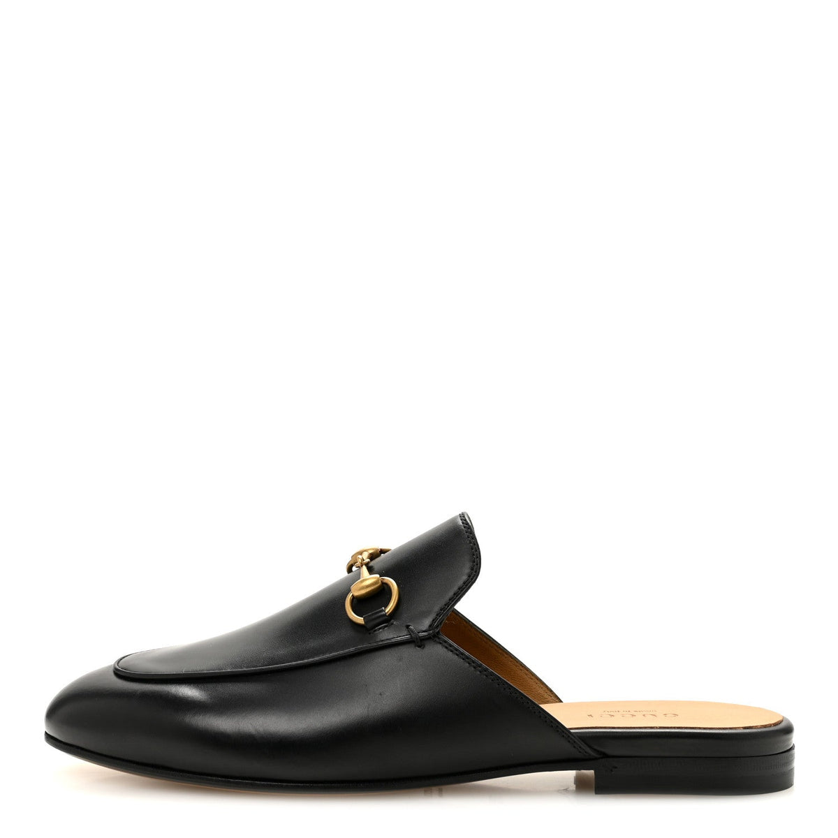 Calfskin Princetown Slippers Black