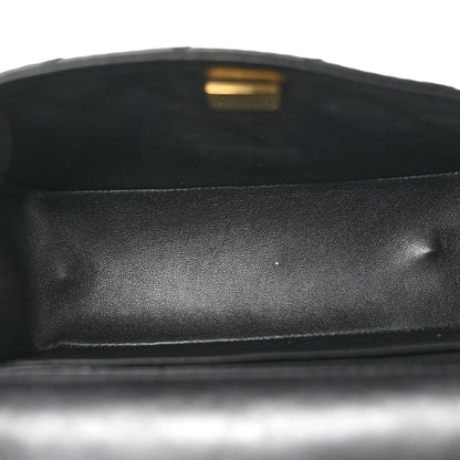 Mini Quilted Calfskin Flap Shoulder Bag