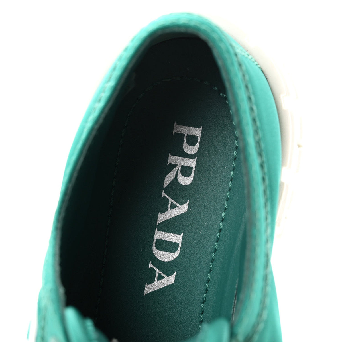 Prada Re-Nylon Women's Triangle Logo Double Wheel 50mm Sneakers 35.5 Assenzio