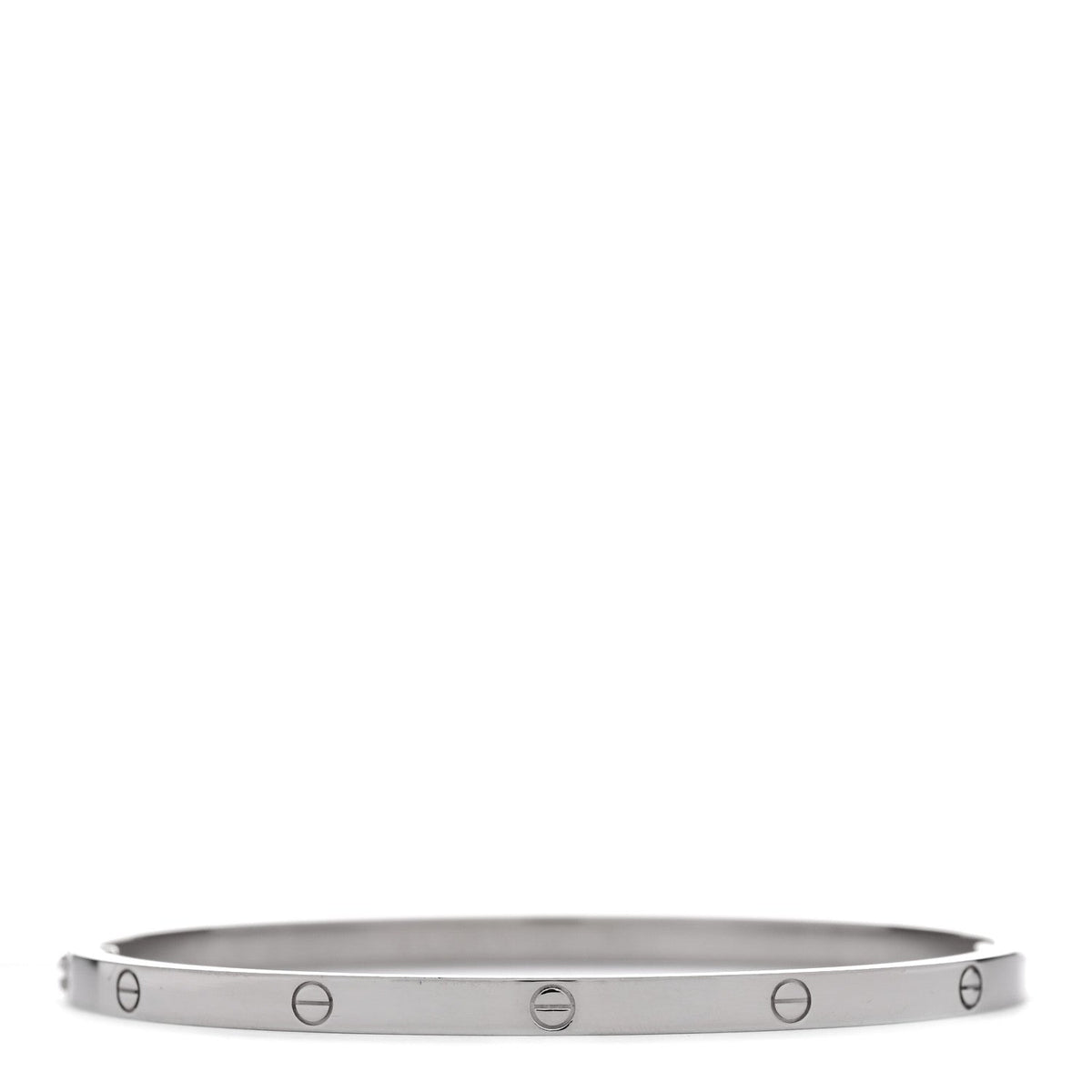 18K White Gold Small LOVE Bracelet 18