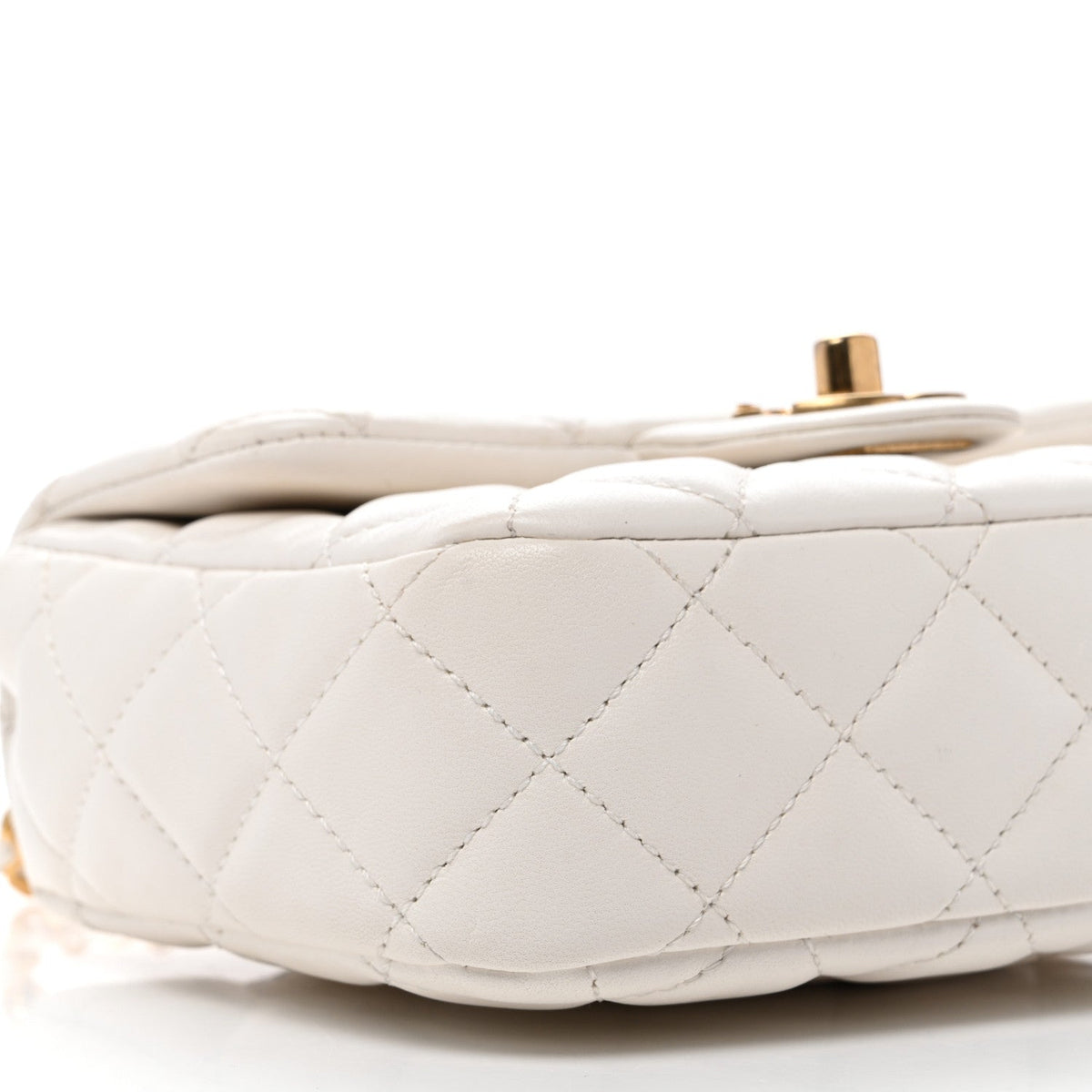 Mini Quilted Lambskin Flap Shoulder Bag