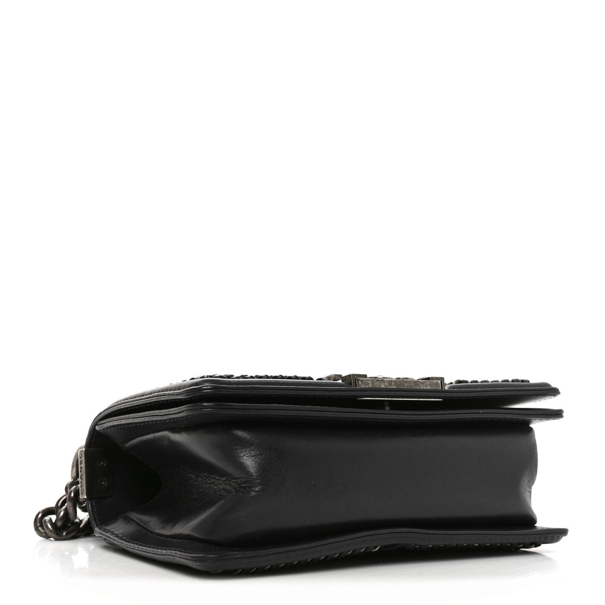 Small Quilted Goatskin Flap Shoulder Bag