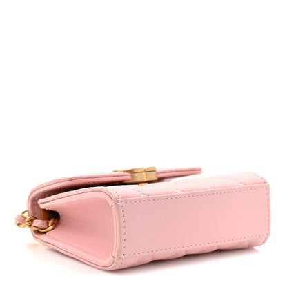 Mini Quilted Lambskin Flap Shoulder Bag