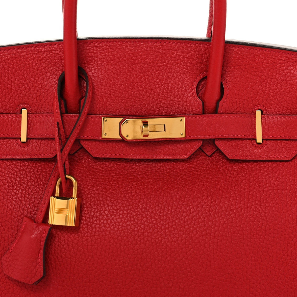 Hermes Togo Birkin 30 Rouge Casaque