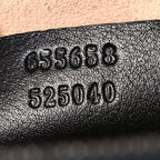 Gucci Calfskin Medium Diana Tote Bag Black Yellow Fluo