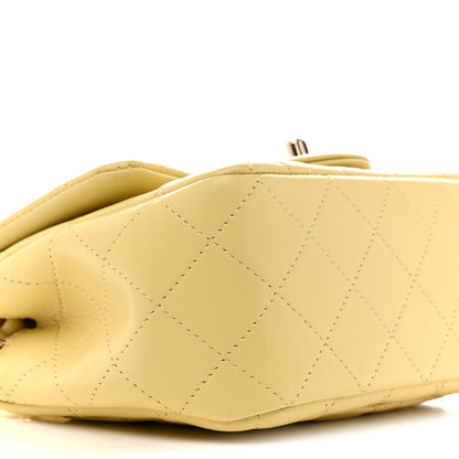 Mini Quilted Lambskin Flap Shoulder Bag