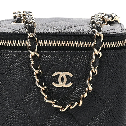 Mini Quilted Caviar Handbag