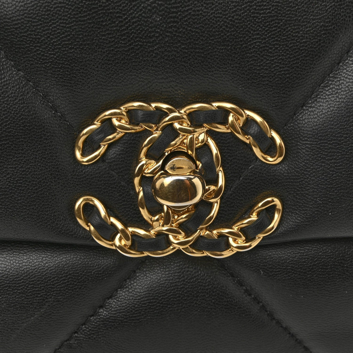 Medium Quilted Lambskin Flap Shoulder Bag