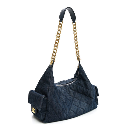Maxi Quilted Hobo Bag