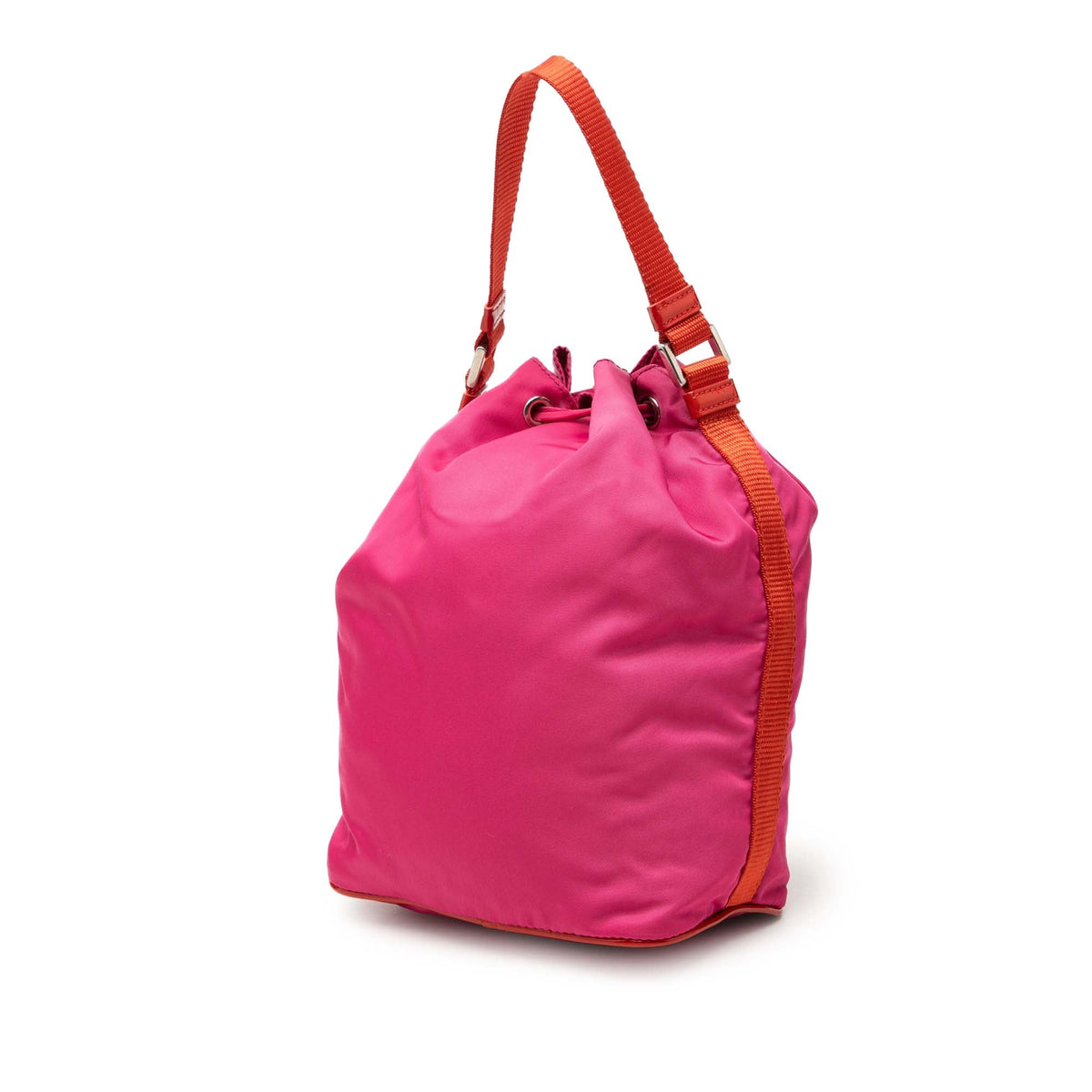 Drawstring Bucket Bag Tessuto Small