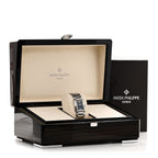 Patek Philippe Stainless Steel Diamond 25mm Twenty-4 Quartz Watch Blue