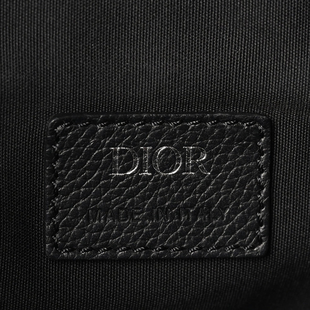 Christian Dior Oblique Men's Saddle Bag Blue