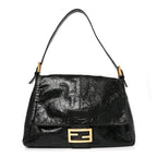 Fendi Patent Mama Baguette Black