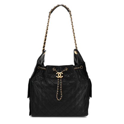 Medium Quilted Caviar Handbag