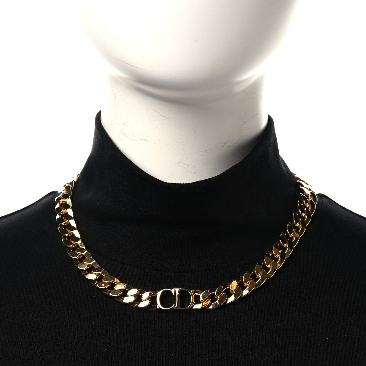 Christian DiorMetal Danseuse Etoile Chain Choker Necklace Gold