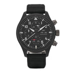IWC Ceramic Titanium Fabric 44mm Pilot Top Gun Chronograph Automatic Watch Black IW389101