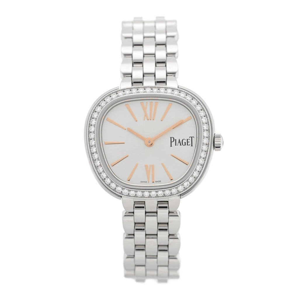 Piaget Stainless Steel Diamond 29mm Sixtie Quartz Watch